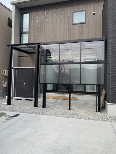 S様邸　テラス取付工事